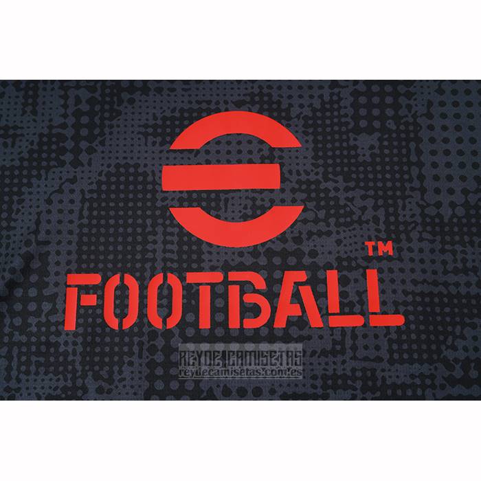 Chandal del AC Milan Manga Corta 2025-2026 Negro - Pantalon Corto